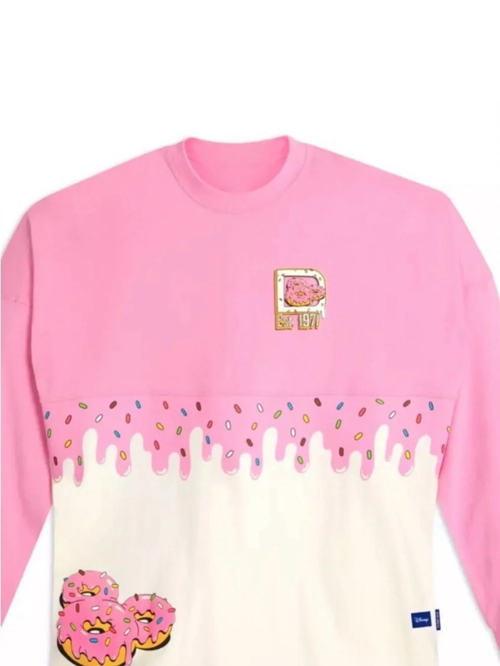 Mickey Mouse Donut Spirit Jersey for Adults Disney Eats Disney world Medium pink - Picture 1 of 8